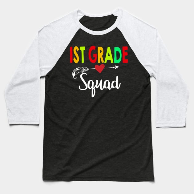 10th Grade Squad Teacher Back To School Baseball T-Shirt by aaltadel
